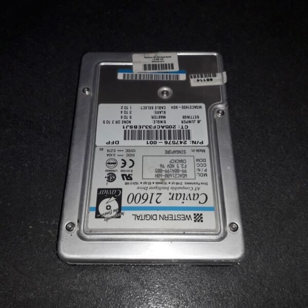Disque dur Western Digital Caviar 1.6GB 3.5 IDE