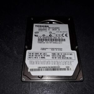 Disque dur Toshiba MK1246GSX 2.5" 120 Go sata