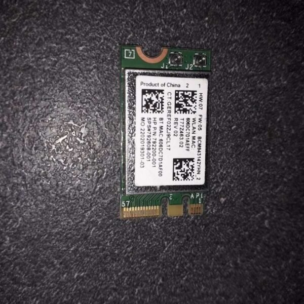 Carte Wifi pour Pc portable HP 255 G4, BCM943142YHN, 792200 001