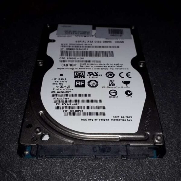 Disque Dur 2.5″ Sata 320 GB Seagate Momentus Thin ST320LT007