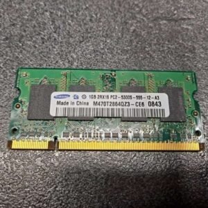 Mémoire Ram Samsung 1go M470T2864QZ3-CE6 PC2-5300S-555-12-A3