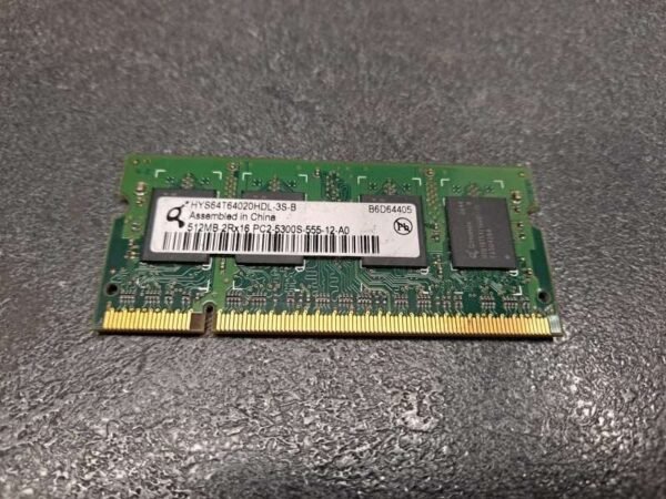 Mémoire INFINEON Qimonda 512M HYS64T64020HDL-3S-B DDR2 PC2-5300S