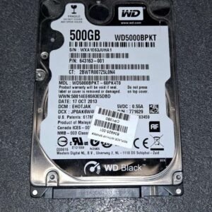 Disque Dur Interne Western Digital 500Go Modèle WD5000BPKT
