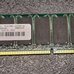 Mémoire 512 Mb 266Mhz MT18VDDT6472AG-265B1 PC2100U-25330-B1