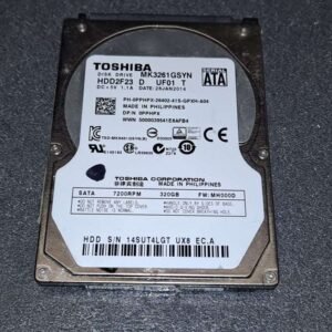 Disque Dur 320Go 2.5" SATA TOSHIBA HDD2F23 MK3261GSYN