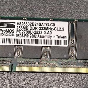 Mémoire V826632B24SATG-C0 DDR1 256MB 333MHZ DDR DDR1