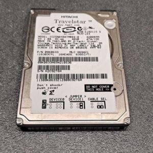 Disque dur Hitachi 2.5" IDE IC25N040ATMR04-0 - PCB 320 08K1794 01 - MLC H69421 - 40Go