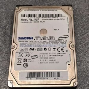Disque Dur Samsung SpinPoint hm121hc/cng 120 Go 5400 tr/min 8 Mo ATA IDE 2.5" Pouces