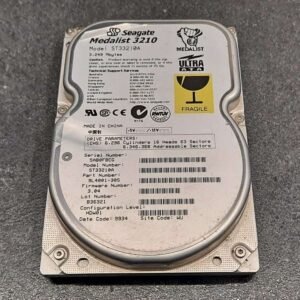 Disque dur Seagate Medalist 3210 ST33210A 3.2 Go IDE Disque Dur 3.5" HDD