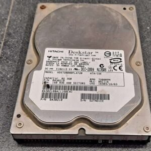 Disque Dur Hitachi Deskstar HDS728080PLAT20 IDE 82,3 Go 3,5