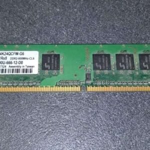 Mémoire 512Mo Ram V916764K24QCFW-G6 240-PIN DDR2 PC2-6400U 800Mhz CL6