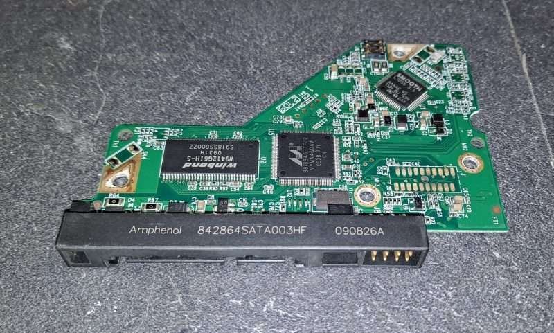 Carte PCB 2060-701590-000 REV A pour disque Sata 640 GB Western Digital WD6400AAKS