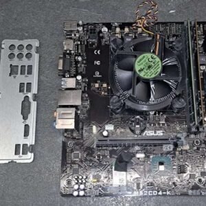 Carte mère ASUS M32CD4-K + processeur intel core i5 7400 3Ghz + 16 Go DDR4+ ventirad + façade arrière