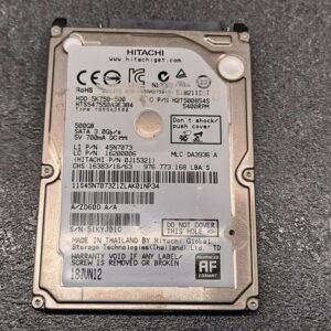 Disque dur Hitachi 5k750-500 500GB Sata 2.5"