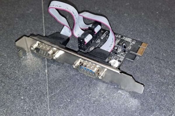 Carte Adaptateur PCI-Express 2 Ports RS232 9-Pin PI40952-3X2B
