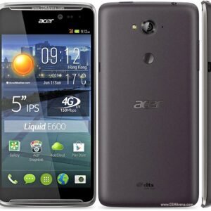 Manuel de l'utilisateur Acer E600