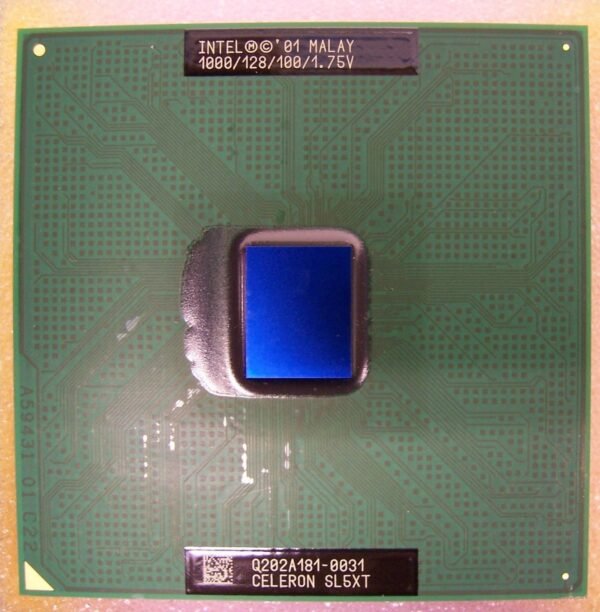 Intel celeron processeur de 1 ghz 100 mhz 128 ko SL5XT