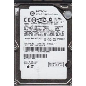 Disque dur Hitachi HTS541660J9SA00 60go 2.5