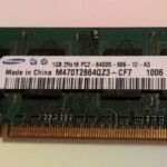 Samsung DDR2 1GB 2Rx16 PC2-6400S-666-12-A3